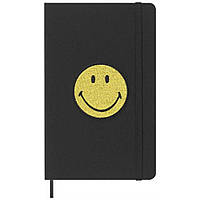 Записная книжка Moleskine Smiley средняя в линию канва в подарочном боксе LESMILEYNTBK