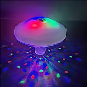 Водонепроникна лампа RGB Світлодіодна підсвітка для саду, басейну, газону світильник на батарейках AAA