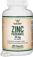 Doublewood Zinc Picolinate, 50 mg , 300 caps ,Цинк пиколинат, 50 мг, 300 капсул