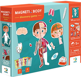 Магнітна гра Тіло Людини Dodo 200220 на 123 елементи