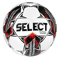 Футзальный мяч SELECT Futsal Samba (FIFA Basic) v22 (402) бело/серебряный