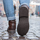 Тепле зимове взуття 42, 43 розмір. Черевики з натуральної шкіри та хутра, фото 5