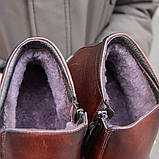 Коричневі черевики польського виробника 40 - 45 розмір, фото 6