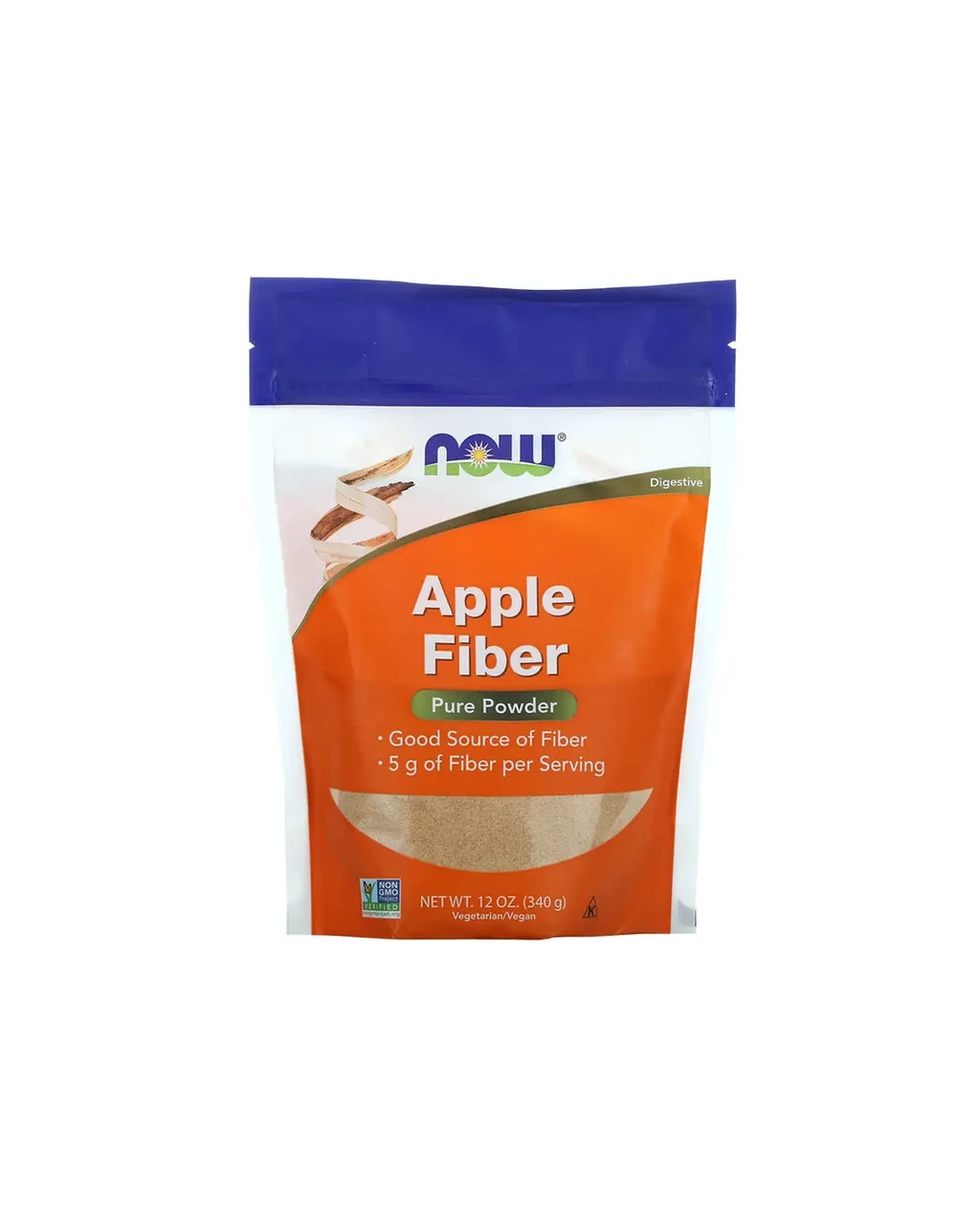 NOW Foods , клітовина з яблука, 340 грам