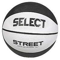 Мяч баскетбольный SELECT Street Basket v23 (126) бело/черный, 5