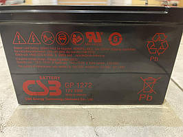 Акумулятор 12V 7.2Ah CSB GP 1272 28W