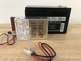 Комплект Безперебійний блок живлення Faraday Electronics 55W UPS ASCH ALU + Акумулятор 12в 7амп