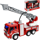 Інерційна вантажівка "Пожежна машина з водяною помпою" (бризкає водою) (WY 351 В)