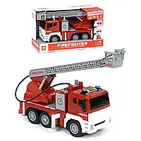 Инерционный грузовик "Пожарная машина с водяной помпой" (брызгает водой) (WY 851 А)