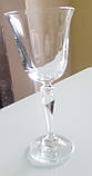Набір для вина - три бокала з прозорого скла на високій ніжці, фото 2