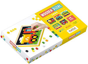 Мозаїка Cubika Wooden Pixel 4 машинки (14903)