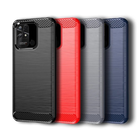 Чохол Carbon для Xiaomi Redmi 10C (різні кольори)