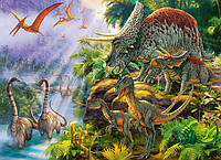 Пазлы Castorland 200 элементов "Долина динозавров" (B-222223)