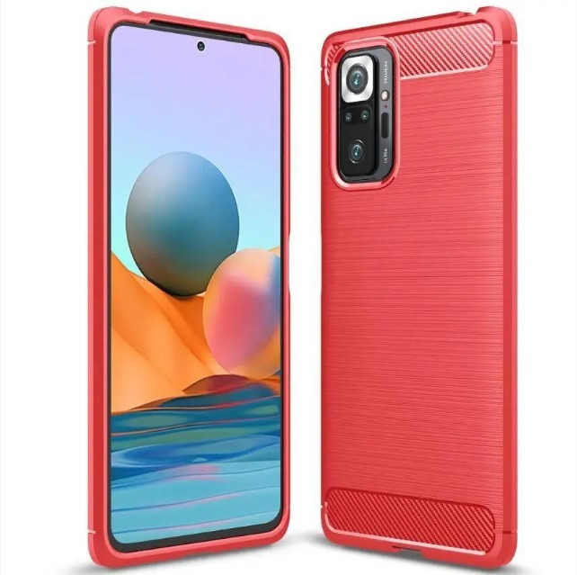 Чохол Carbon для Xiaomi Redmi Note 10 Pro (різні кольори)