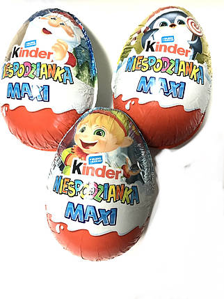 Шоколадне яйце Kinder UBERRASCHUNG MAXI 100g, фото 1
