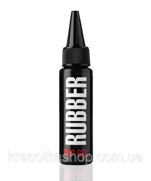 Каучукове верхнє покриття топ/финиш для гель-лаку Rubber Top Kodi, 30 мл