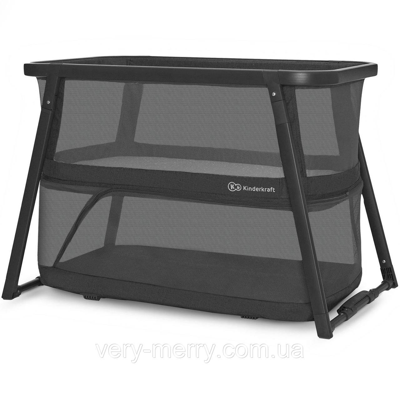 Ліжко-манеж 4 в 1 Kinderkraft Sofi Plus Grey (KLSOFIPLGRY0000), фото 1