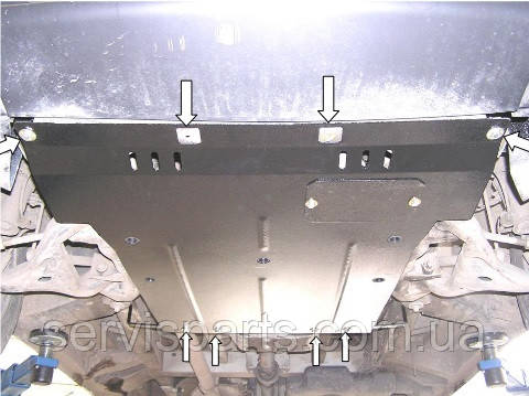 Защита двигателя Mercedes Vito W447 2014+ (Мерседес Вито) - фото 2 - id-p14876569