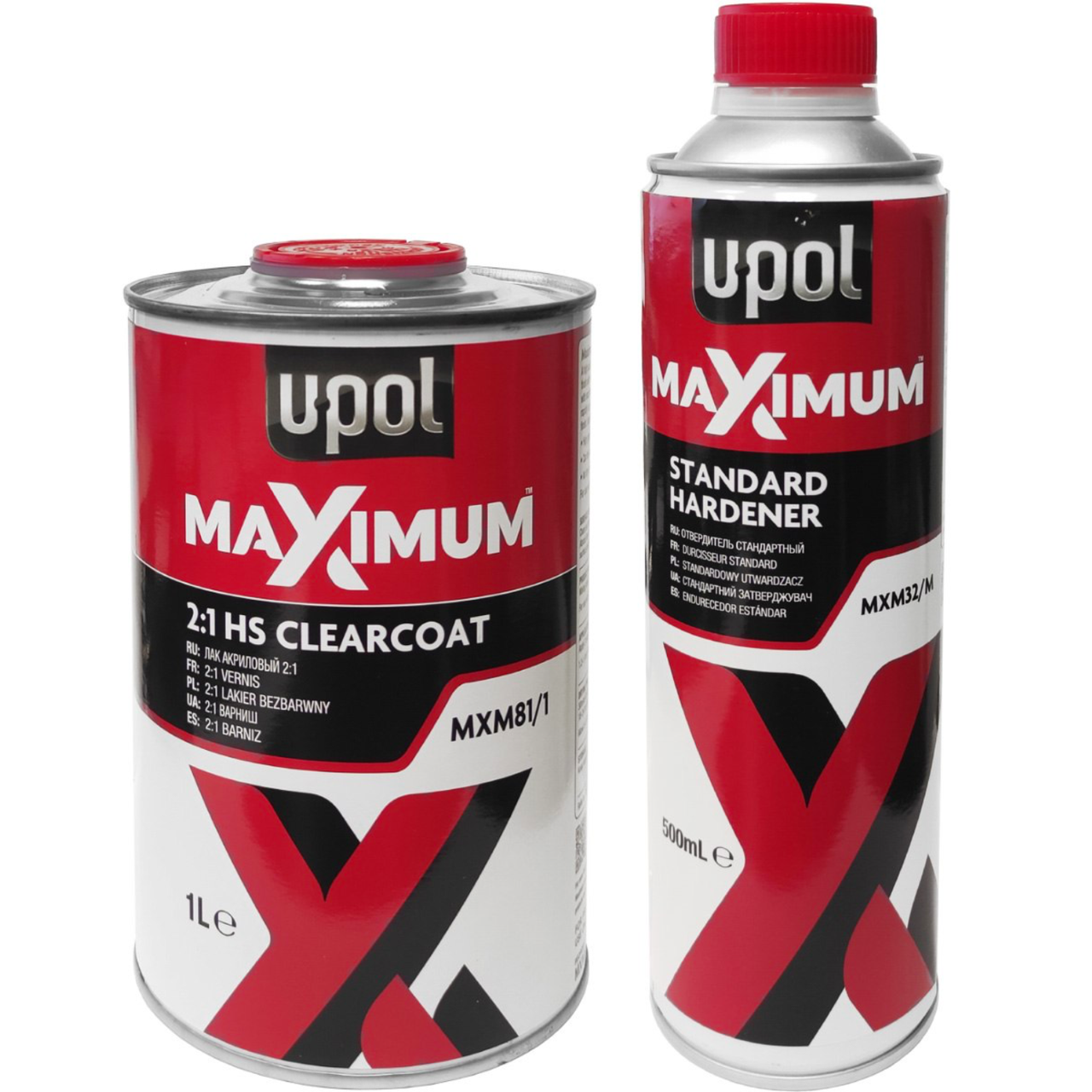 Лак акриловий U-POL Maximum 2:1 HS, 1 л + 500 мл Комплект
