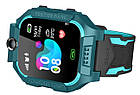 Смарт-часы детские с GPS Brave Q19, красно-голубые, фото 5