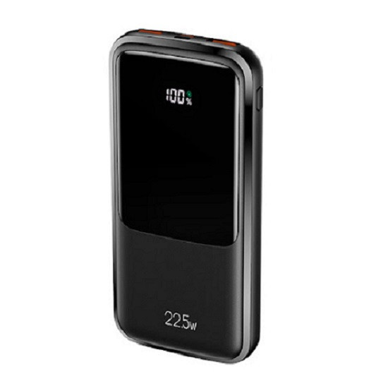 УМБ зарядний Power Bank USAMS US-CD161 PB58 з дисплеєм 10000 мАч, чорне