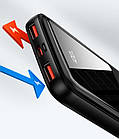 УМБ зарядний Power Bank USAMS US-CD161 PB58 з дисплеєм 10000 мАч, чорне, фото 5