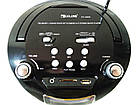 Бумбокс колонка годинник MP3 Golon RX 669Q Black, фото 4