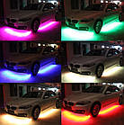 Універсальна автомобільна підсвічування з пультом управління led flash light 4943 120 х 90 см, фото 5