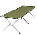 Армейська розкладачка похідна алюмінієва Ranger Military Alum, фото 2