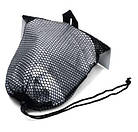 Маска для плавання панорамна з трубкою 5460 чорна, s-m, фото 8