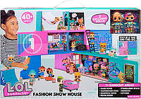 Большой игровой набор, дом LOL Surprise Fashion Show House Playset, 40 сюрпризов и 2 куклы! УЦЕНКА!