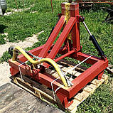 Корчувач дерев до трактора JCB гідравлічний 2 гидроцилиндра, зуби в 2 ряди, фото 4
