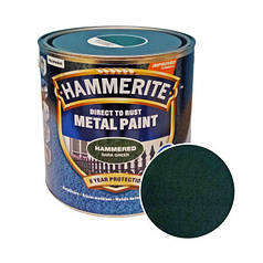 Hammerite молоткова фарба антикорозійна по металу "3 в 1" , темно-зелена, 2,5л