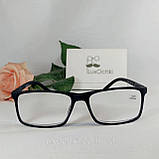 +1.0 Готові чоловічі окуляри для зору класичної прямокутної форми, фото 5