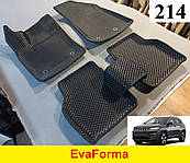 3D килимки EvaForma на Jeep Compass II '16-, 3D килимки EVA