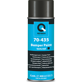 Фарба (емаль) структурна для пластику Q-Refinish 70-435, 400 мл Аерозоль Чорний