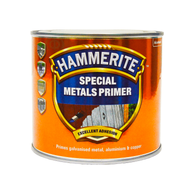 Hammerite Special Metals Primer, грунт для оцинкованих поверхонь та кольорових металів, червоний, 0,5л