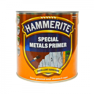 Hammerite Special Metals Primer, грунт для оцинкованих поверхонь та кольорових металів, червоний, 2,5л, фото 2