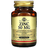 Цинк Solgar (Zinc) 50 мг 100 таблеток