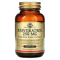 Ресвератрол Solgar (Resveratrol) 250 мг 30 капсул