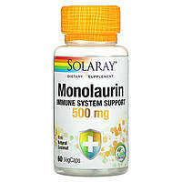 Монолаурин Solaray (Monolaurin Supplement) 500 мг 60 вегетарианских капсул