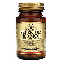 Селен бездрожжевой Solgar (Selenium Yeast-Free) 100 таблеток