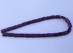 Бусина Прямокутний колір виноградний 8*12 мм