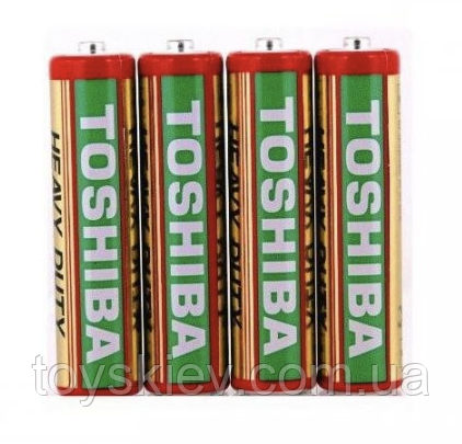 Батарейка Toshiba R6/AA DUTY HEAVY/ червона