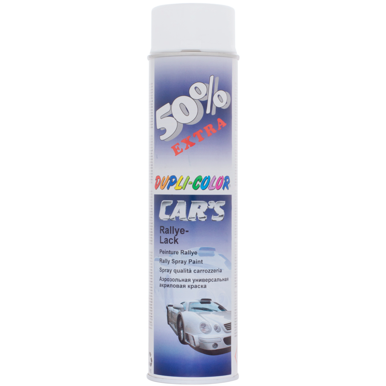 Фарба (емаль) універсальна Dupli Color CAR'S, 600 мл Аерозоль Білий глянець