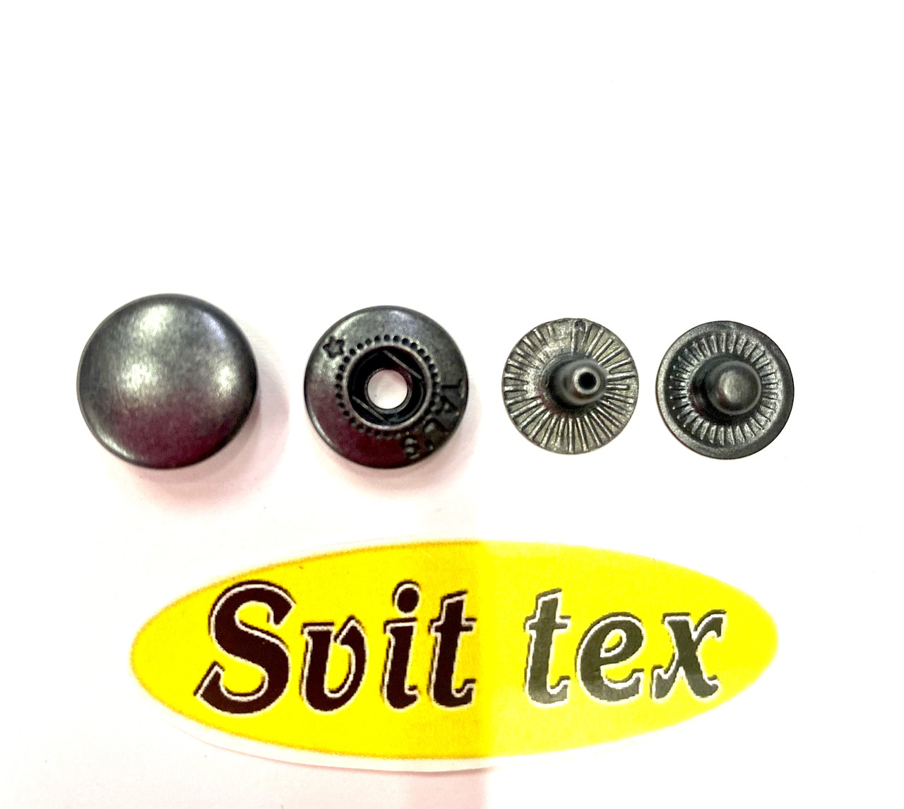 Кнопка Альфа 12,5 мм Оксид 720 шт, фото 1