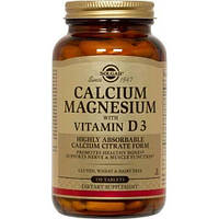 Кальцій і магній з вітаміном Д3 Solgar (Calcium Magnesium D3) 150 таблеток