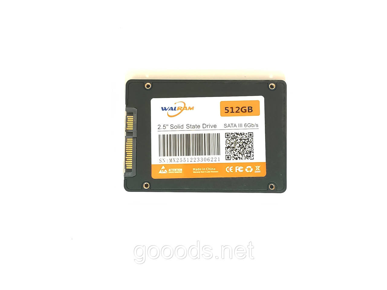 Твердотільний накопичувач SSD 2.5" WALRAM SATA TLC 512 GB