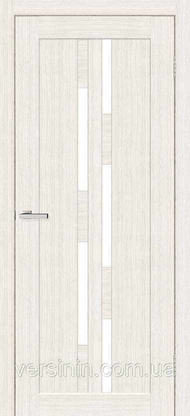 Двері міжкімнатні Оміс Deco 08 зі склом Cortex Дуб Bianco, фото 1