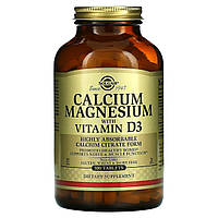 Кальций и магний с витамином Д3 Solgar (Calcium Magnesium with Vitamin D3) 300 таблеток